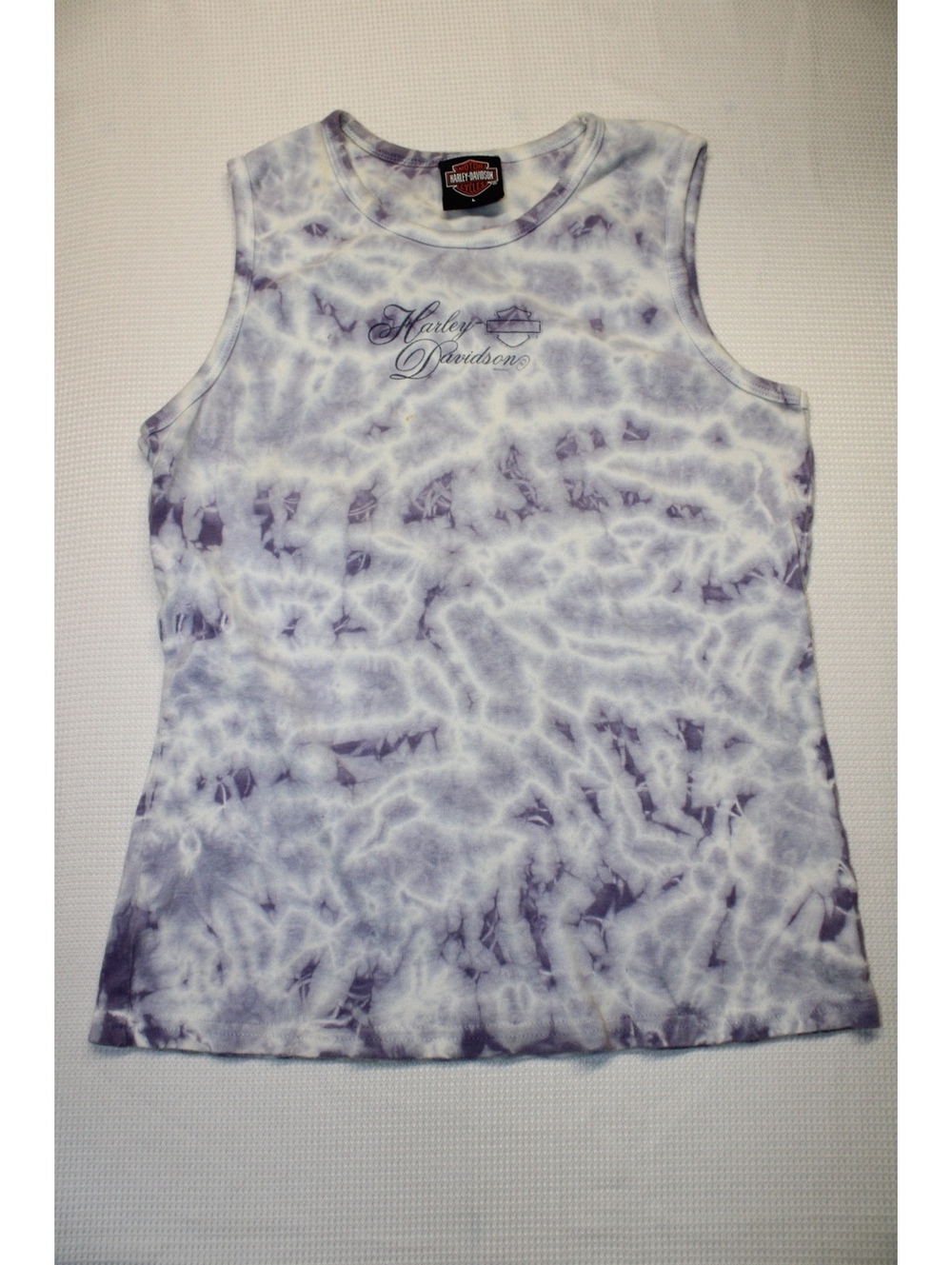 Harley Davidson Purple Tie-Dye TankTop Women’s Size Large